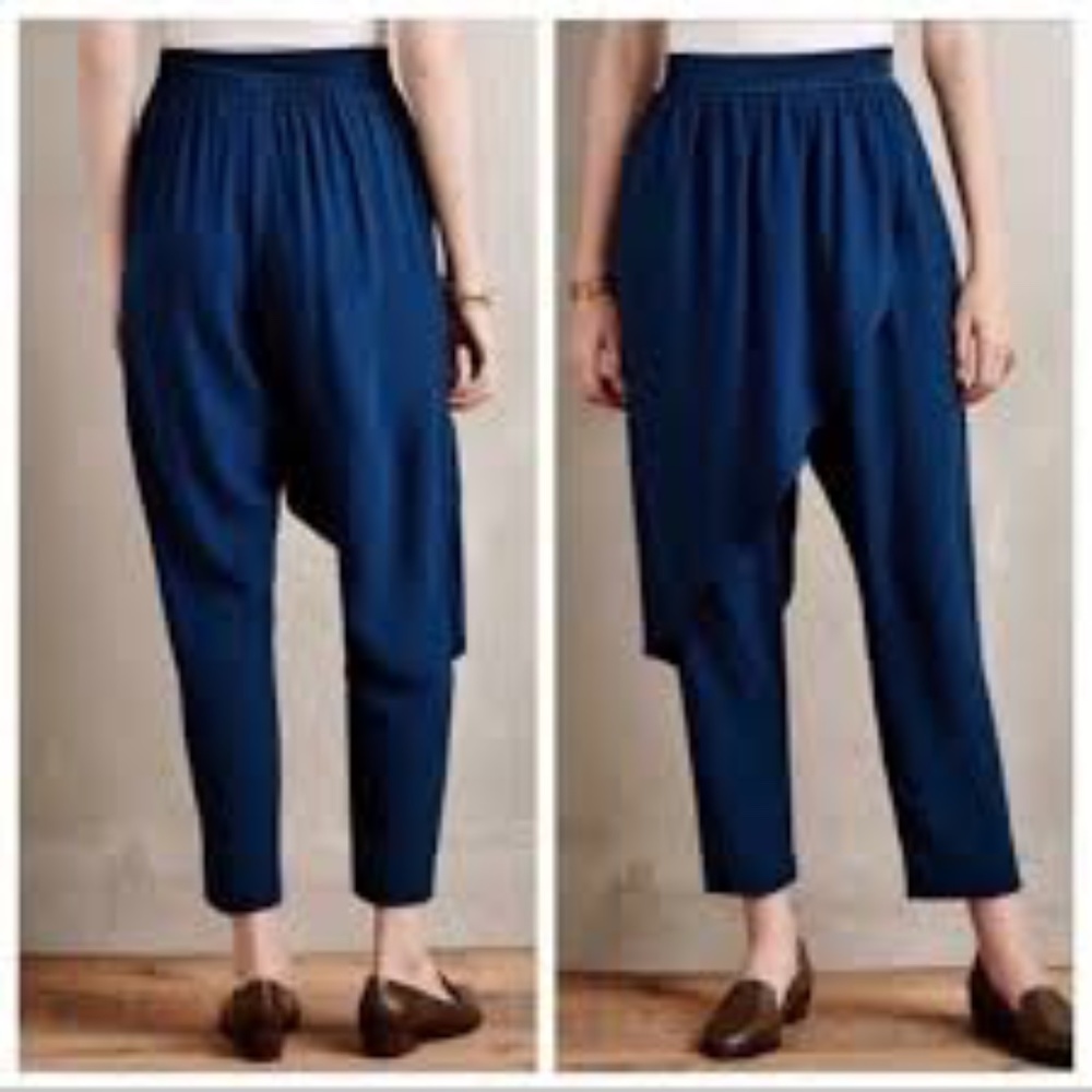 NWT Anthropologie Angelica blue trousers